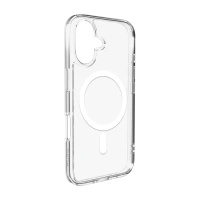 Etui Puro Lite Mag TPU+PC kompatybilne z MagSafe na iPhone 17 - przezroczyste z białym pierścieniem