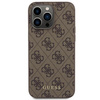 Etui Guess 4G Metal Gold Logo na iPhone 15 Pro Max - brązowe