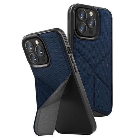 Etui Uniq Transforma na iPhone 14 Pro Magclick Charging - niebieskie