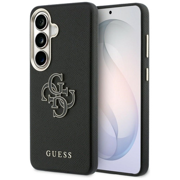 Etui Guess Grained Big 4G Metal Logo do  Samsung Galaxy S26 czarny