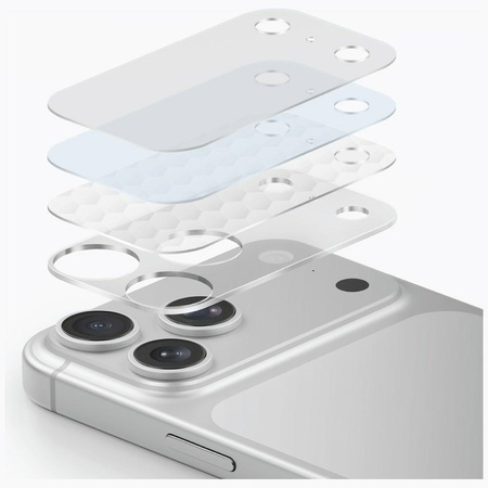 Ochrona modułu kamery aparatu UNIQ Optix Aeroshield Camera Module Protector do iPhone 17 Pro przezroczysty