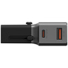 Adapter Energea TravelWorld 1A1C 25W     czarny gunmetal