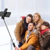 HURTEL SELFIE STICK TEELESKOPOWY TRIPOD Z OKRĄGŁĄ LAMPĄ DO TELEFONÓW 0.71M