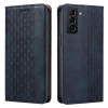 Magnet Strap Case etui do Samsung Galaxy S22+ (S22 Plus) pokrowiec portfel + mini smycz zawieszka niebieski