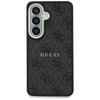 Etui Guess 4G Embossed Ring MagSafe do Samsung Galaxy S26 czarny
