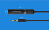 Ugreen transmiter Bluetooth 5.0 bezprzewodowy adapter audio 3,5 mm mini jack czarny (40761 CM107)