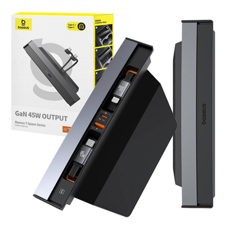 BASEUS HUB PRZEJŚCIÓWKA USB-C DO LIGHTNING DO TESLA Z KABLEM WIELOFUNKCYJNY