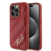 KARL LAGERFELD ETUI HARDCASE DO IPHONE 15 PRO 6,1 DIAGONAL QUILTED SCRIPT