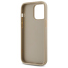 DKNY POKROWIEC DO IPHONE 14 PRO MAX QUILTED STACK LOGO BEŻOWY 6.7 CALA