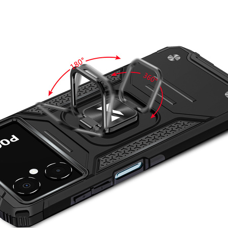 WOZINSKY RING ARMOR ETUI DO XIAOMI REDMI NOTE 11E REDMI 10 5G POCO M4 5G