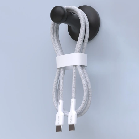 DUDAO KABEL L9C 65W USB-C DO USB-C DO ŁADOWANIA TELEFONÓW 1M Z SZYBKIM