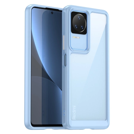 HURTEL POKROWIEC CASE DO XIAOMI POCO F4 5G Z ELASTYCZNĄ RAMKĄ PROTEKCYJNE
