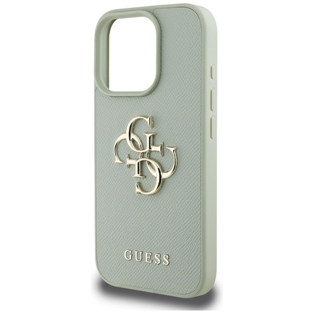 GUESS ETUI GRANULOWANE LOGO BIG 4G SMALL DO IPHONE 16 PRO MAX OCHRONNE