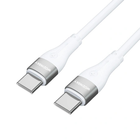 WOZINSKY KABEL USB-C USB-C PD 65W DO LAPTOP TELEFON 1M SZYBKIE ŁADOWANIE