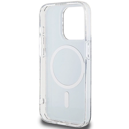 Etui Guess IML GCube MagSafe na iPhone 15 Pro - czarne