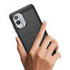 Etui silikonowe Carbon Case do Nokia X30 - czarne