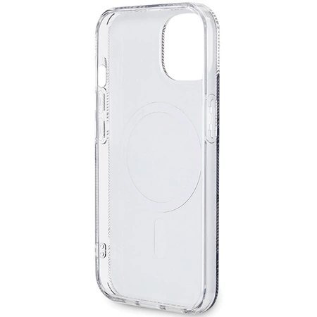 Etui Guess IML GCube MagSafe na iPhone 15 Plus / 14 Plus - czarne