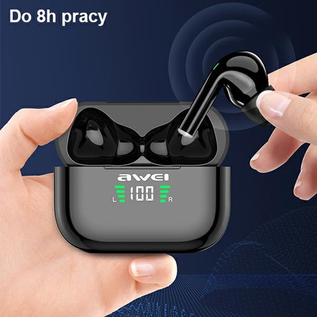 AWEI T29P SŁUCHAWKI BEZPRZEWODOWE DO TELEFONÓW Z DOŁADOWANIEM BLUETOOTH 5.1