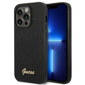 GUESS ETUI HARD CASE DO IPHONE 14 PRO 6,1 GLITTER Z DODATKOWĄ OCHRONĄ