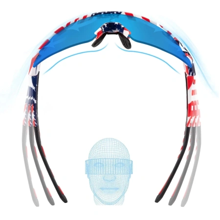 ROCKBROS OKULARY ROWEROWE POLARYZACYJNE Z OCHRONĄ UV DO SPORTÓW Z WKŁADKĄ