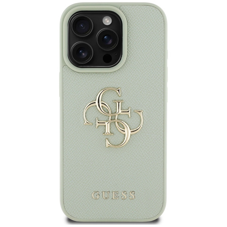 GUESS ETUI GRANULOWANE LOGO BIG 4G SMALL DO IPHONE 16 PRO MAX OCHRONNE