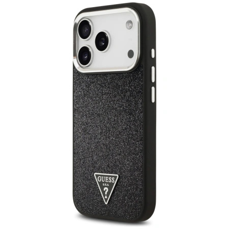 GUESS ETUI GLITTER TRIANGLE LOGO MAGSAFE DO IPHONE 17 PRO OCHRONA
