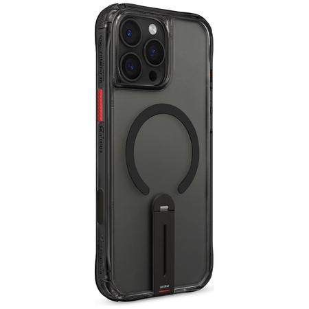 Etui Skinarma Helix do iPhone 16 Pro     Magnetic Charging 360 Rotating Stand czarny