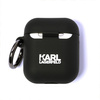 Etui Karl Lagerfeld Silicone Ikonik na AirPods 1/2 - czarne