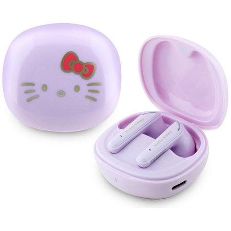 HELLO KITTY BEZPRZEWODOWE SŁUCHAWKI DO SMARTFONÓW TWS WYSOKA JAKOŚĆ DŹWIĘKU