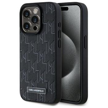 KARL LAGERFELD CASE DO IPHONE 15 PRO 6,1 HARDCASE LEATHER MONOGRAM