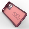 Magic Shield Case etui do Xiaomi Redmi Note 12 5G / Poco X5 5G elastyczny pancerny pokrowiec burgundowe