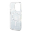 Guess zestaw ładowarka MagSafe + etui do iPhone 14 Pro 6,1" zielone Jungle (GUBPP14LHJEACSA)