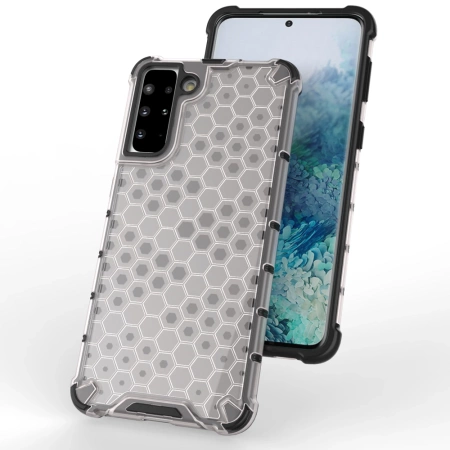 HURTEL POKROWIEC HONEYCOMB DO SAMSUNG GALAXY S22 Z OCHRONĄ I ŻELOWĄ RAMKĄ