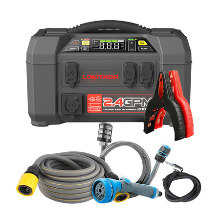 LOKITHOR JUMP STARTER 2500A Z POWERBANKIEM I KOMPRESOREM DO SAMOCHODU 5 W 1