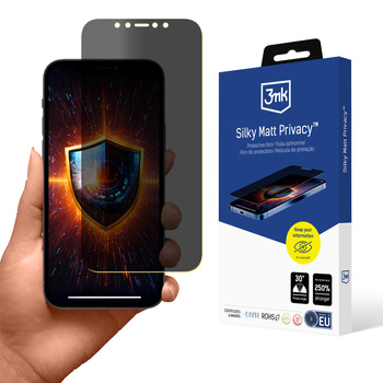 3MK FOLIA OCHRONNA SILKY MATT PRIVACY DO APPLE IPHONE 12 12 PRO POWŁOKA