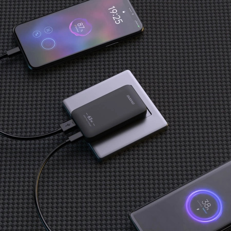 DUDAO ŁADOWARKA SIECIOWA GAN A65Q 65W USB-A USB-C PD DO TELEFONÓW LAPTOPÓW