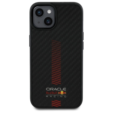 Red Bull RBHMP14S24CFGSMK iPhone 14 6.1 hardcase czarny/black Carbon Fiber Power Bar MagSafe