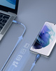 INNOSTYLE POWERFLEX KABEL USB-C SZYBKIE ŁADOWANIE DO IPHONE SAMSUNG 3A 60W KEVLAR 2M CZARNY