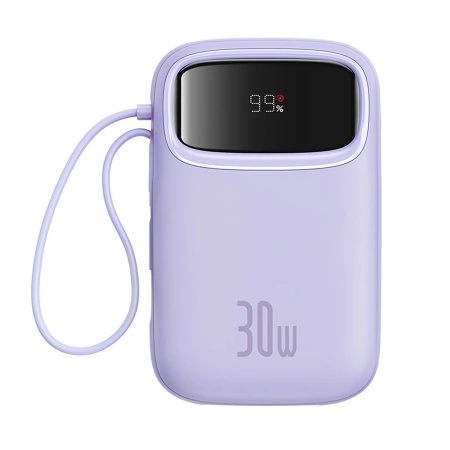 BASEUS POWERBANK 10000MAH 30W DO TELEFONÓW ANDROID IPHONE Z PODWÓJNYM USB-C