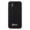 Etui Guess Disco Metal Script na iPhone 11 / Xr - czarne