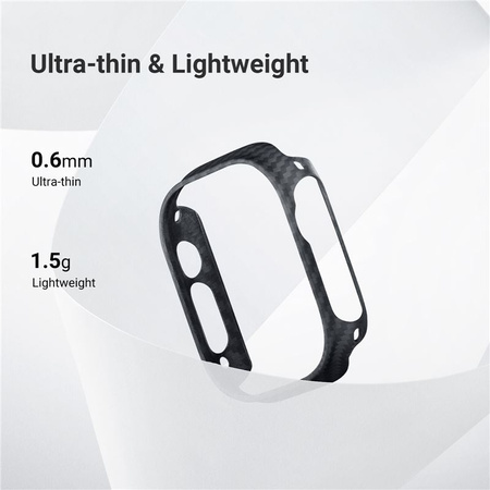Pitaka Air case, black/grey - Apple Watch Ultra 49 mm