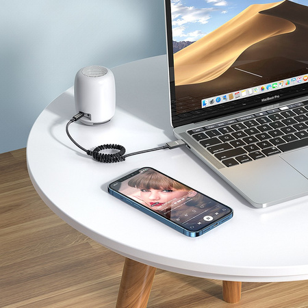 MCDODO TRANSMITER ADAPTER ODBIORNIK AUDIO BLUETOOTH 5.1 AUX DO SAMOCHODU
