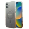 GUESS POKROWIEC HARDCASE DO IPHONE 16 PLUS DO MAGSAFE GLITTER GRADIENT