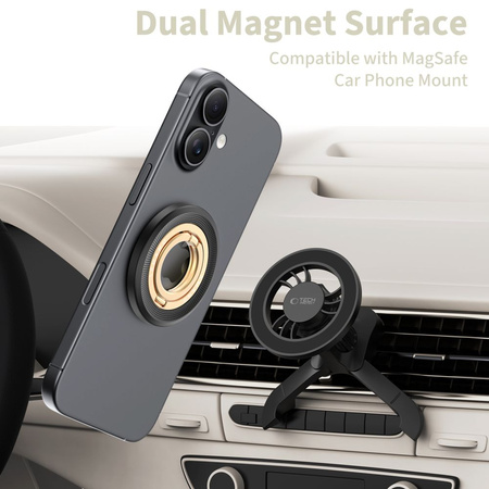 TECH-PROTECT MMR700 LAMANO MAGNETIC MAGSAFE PHONE RING BLACK/GOLD
