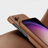 Dux Ducis Grit etui Samsung Galaxy S23+ elegancki pokrowiec ze sztucznej skóry brązowe