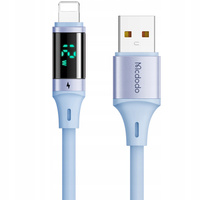 Mcdodo Kabel do telefonu DIGITAL PRO USB, do iPhone, 12W, 1.2m niebieski