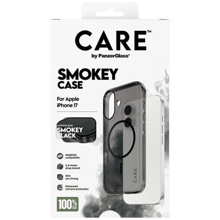 Etui CARE by PanzerGlass Flagship Urban Explorer w. Black MagSafe na iPhone 17 - czarne