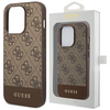 Guess GUHCP14LG4GLBR iPhone 14 Pro 6,1" brązowy/brown hard case 4G Stripe Collection
