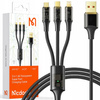 Mcdodo Kabel Micro USB, Lightning, Usb-C, 3w1 6A 100W