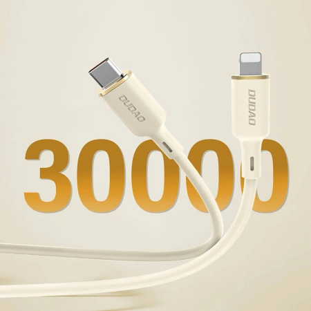 DUDAO KABEL USB-C DO LIGHTNING DO IPHONE 11 12 13 14 2M ZWIĘKSZONA TRWAŁOŚĆ